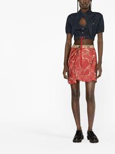 Vivienne Westwood Mini-rok met bloemenprint - Rood