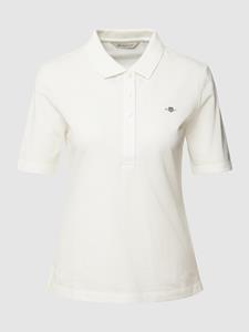 Gant Poloshirt "SLIM SHIELD KA PIQUE POLO", mit grafischer Logostickerei auf der Brust