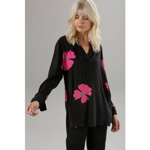 Aniston SELECTED Lange blouse met bloemenprint - elk stuk is uniek