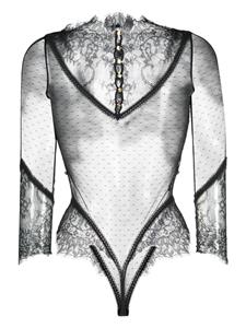 maisonclose Maison Close Body met kant - Zwart