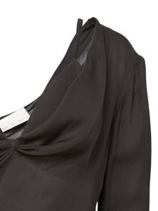 fleurdumal Fleur Du Mal Georgette triangel top - Zwart