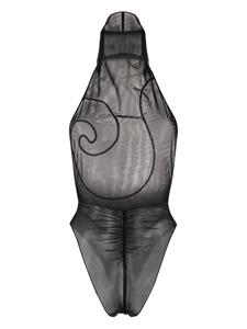Mesh body - Zwart
