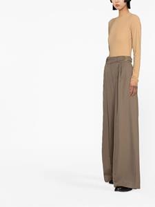 maisonmargiela Maison Margiela Semi-doorzichtige body met lange mouwen - Beige