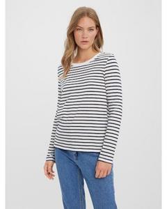 Vero Moda Shirt met lange mouwen VMLEXIE APRIL LS TOP JRS met decoratieve knopen