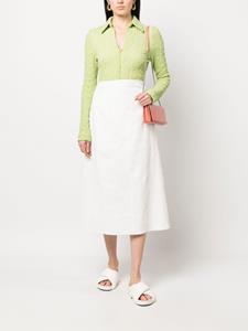 jilsander Jil Sander Flared mini-rok - Wit
