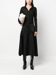 jilsander Jil Sander Flared midi-rok - Zwart