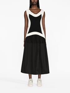 jilsander Jil Sander Gelaagde rok - Zwart