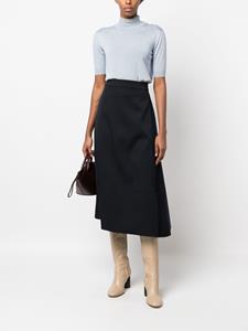 jilsander Jil Sander Midi-rok met A-lijn - Blauw