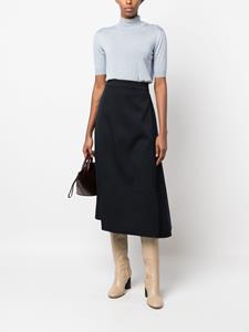 Jil Sander Midi-rok met A-lijn - Blauw