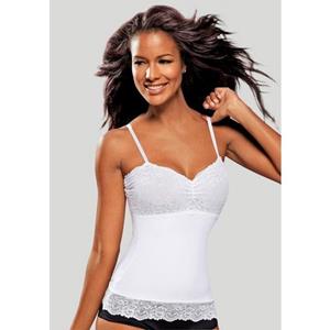 Nuance Modellerende top met leuke kant, basic dessous