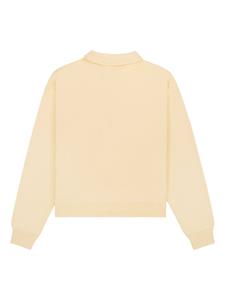 sporty&rich Sporty & Rich Blouse met geborduurd logo - Beige