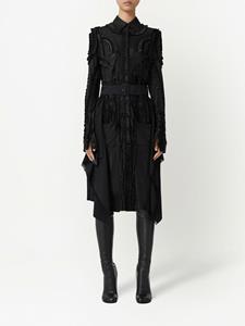 Burberry Midi-rok met ceintuur - Zwart