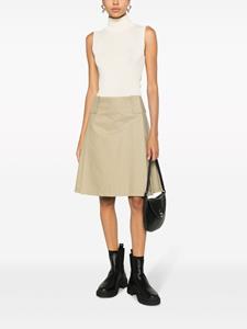 Burberry A-lijn plooirok - Beige