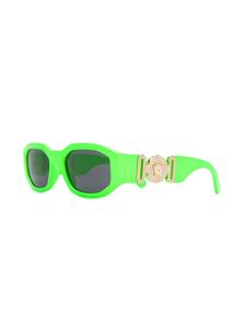 versaceeyewear Versace Eyewear Zonnebril met ovaal montuur - Groen