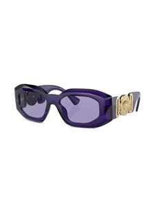 versaceeyewear Versace Eyewear Zonnebril met geometrisch montuur - Paars