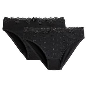 LA REDOUTE COLLECTIONS Set van 2 slips in geborduurd katoen, Galya