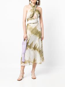 Bambah Rok met tie-dye print - Groen