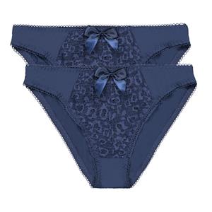 LA REDOUTE COLLECTIONS Set van 2 slips in kant en microvezel Belis