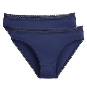 LA REDOUTE COLLECTIONS Set van 2 microvezelslips, Vikie