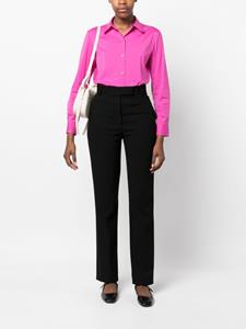 Theory Blouse met klassieke kraag - Roze