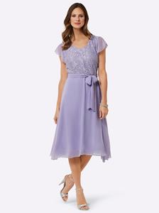 A-lijn-jurk in lila van heine