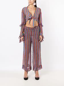 amirslama Amir Slama Broek met print - Veelkleurig