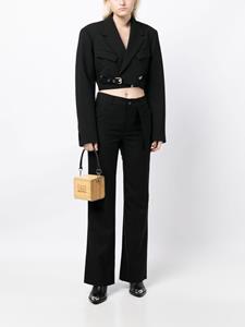 fengchenwang Feng Chen Wang Flared broek - Zwart
