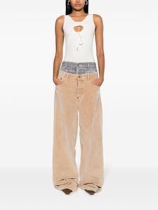 Dsquared2 crystal-embellished double-layer trousers - Bruin