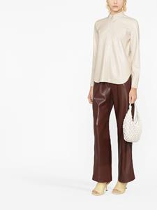 Nanushka Blouse met lange mouwen - Beige