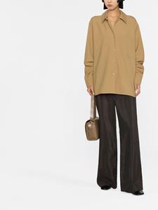 Nanushka Zijden blouse - Bruin