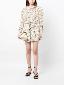 Ulla Johnson Zijden mini-rok - Beige