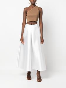 Flared maxi-rok - Wit