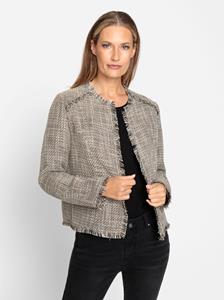 Blazer in zwart/zand gedessineerd van heine