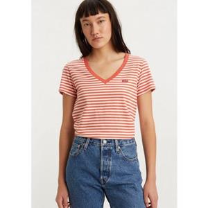 Levis V-Shirt "PERFECT VNECK", mit Mini-Batwing-Logostickerei