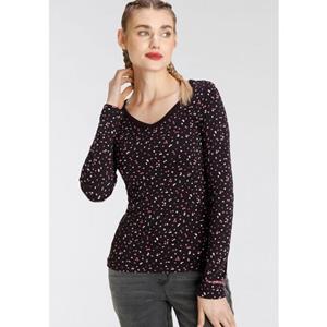 KangaROOS Langarmshirt, (1 tlg.), mit hanseatischem Alloverdruck