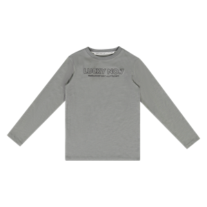 Lucky No. 7 Jongens shirt castor