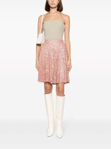 gemymaalouf Gemy Maalouf Mini-rok met pailletten - Roze