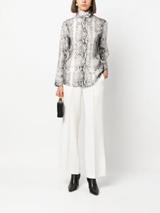 albertobiani Alberto Biani Zijden blouse - Zwart