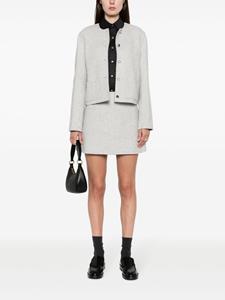 Theory Geruite mini-rok - Wit