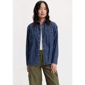 Dames Levis Donovan Western overhemd in Denim