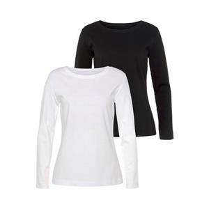 Vivance Shirt met lange mouwen (set, 2-delig)