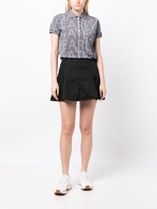 pearlygates PEARLY GATES Poloshirt met logo jacquard - Zwart