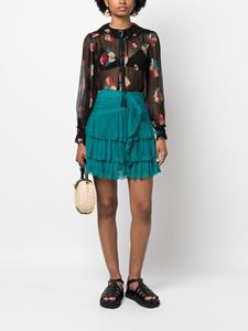 ullajohnson Ulla Johnson A-lijn mini-rok - Blauw