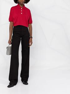 Saint Laurent Cropped polotop - Rood