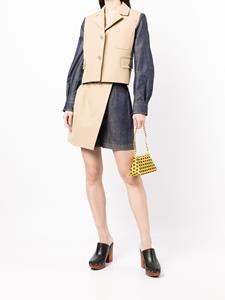 dicekayek Dice Kayek Rok met colourblocking - Bruin