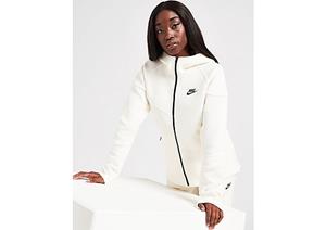 Nike Sportswear Tech Fleece Windrunner Hoodie met rits voor dames - Pale Ivory/Black- Dames