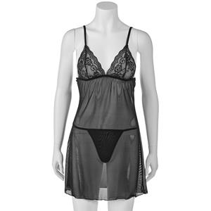 NORTIE Vigdis Kanten Babydol en G-string Set