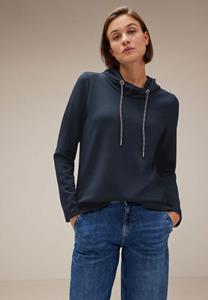 STREET ONE Hoodie mit Kapuze mit Tunnelzugband