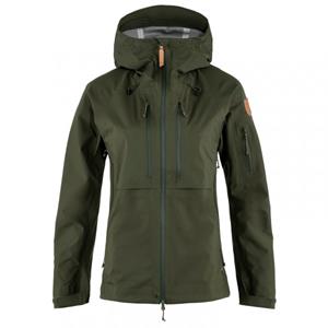Fjällräven Eco-shell Jas Dames Donkergroen