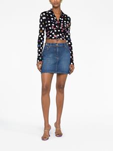 Versace x Dua Lipa Medusa '95 denim mini-rok - Blauw
